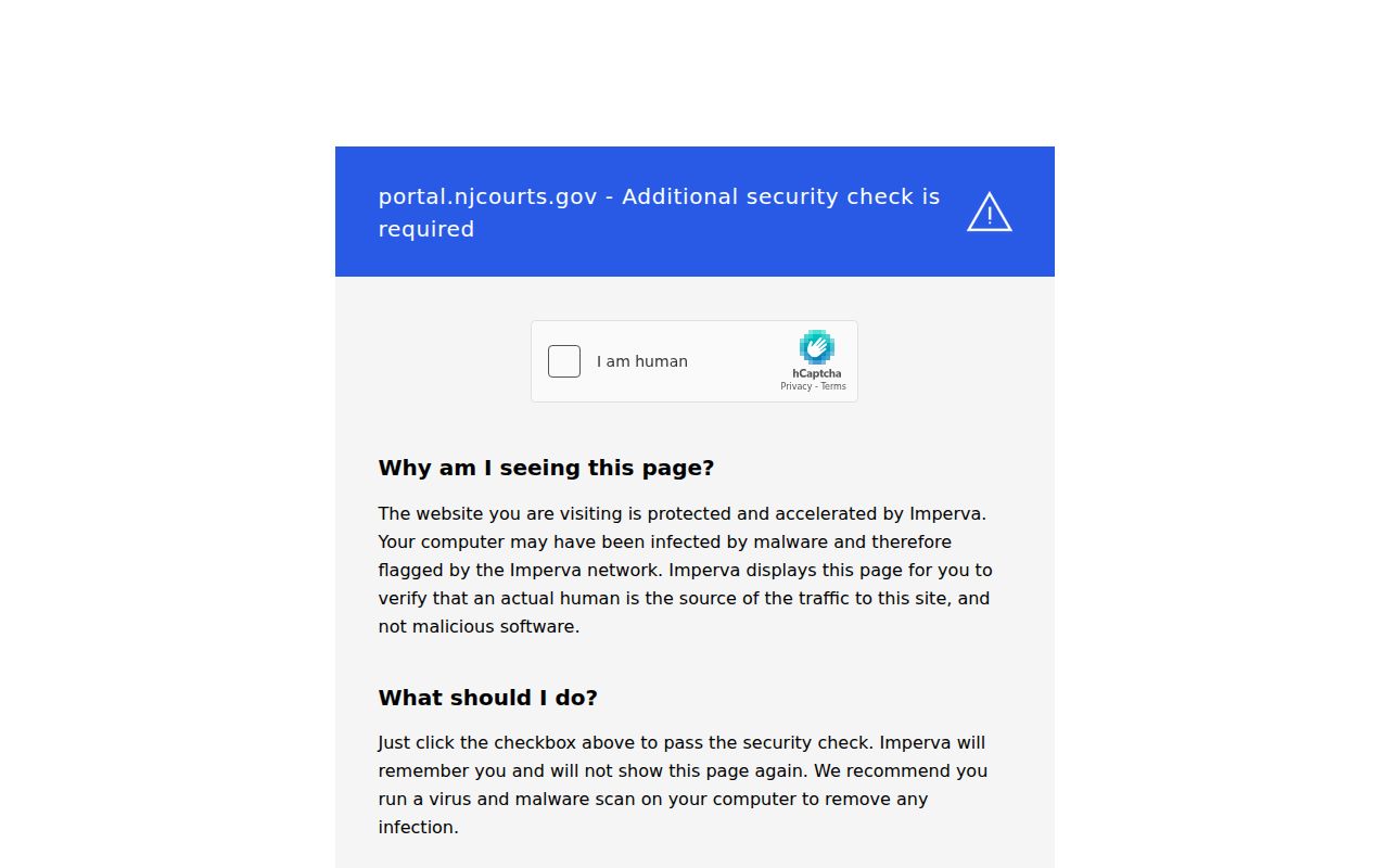 Burlington County criminal court case search interface